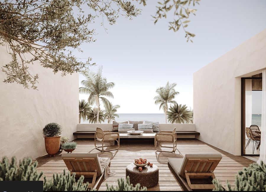 Residences interior rooftop terrace, artist's impression