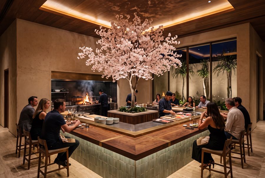 Sakura open kitchen, artist's impression