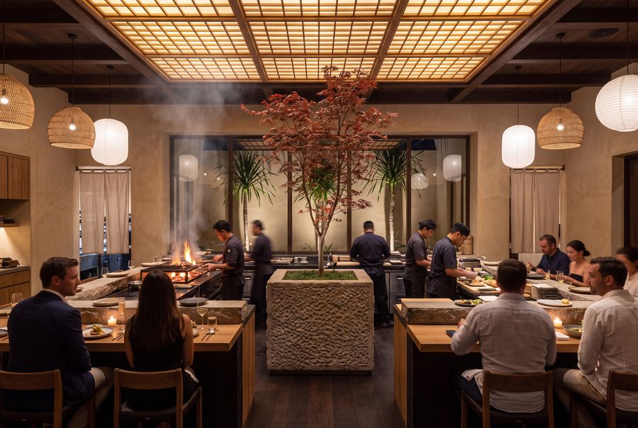 Lantern open kitchen, artist's impression