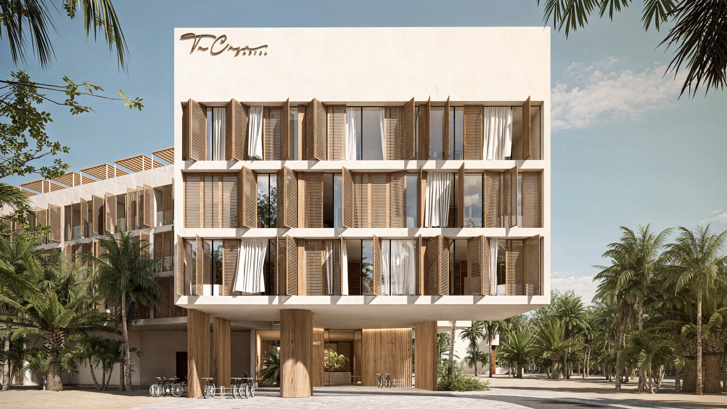 Architectural render for Hotel Tu Casa in Pererenan
