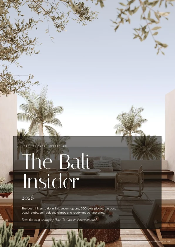 Cover of The Bali Insider 2026 by Hotel Tu Casa